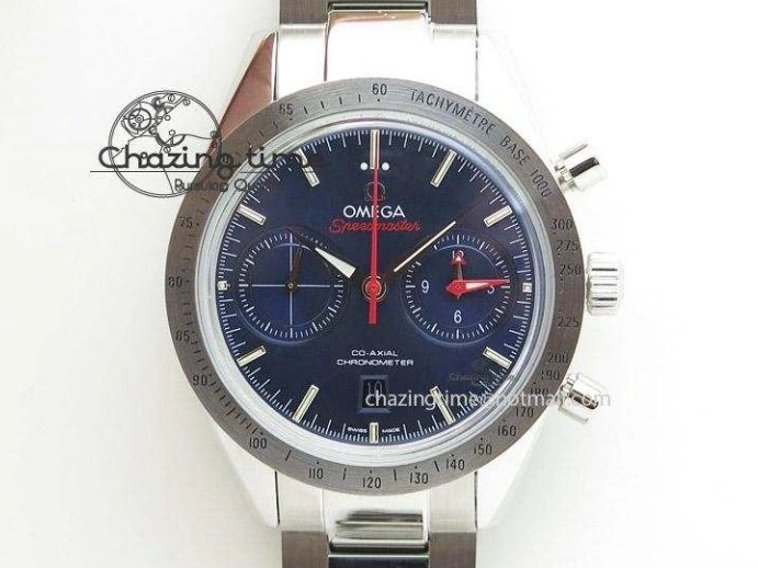 0514 Fashionable De Ville Prestige Real Power Reserve SS TW 1:1 Best Edition White Dial Blue Markers On Leather Strap A 8094